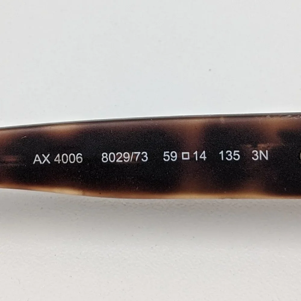 🕶️Armani Exchange AX4006 8029/73 Sunglasses 59/14 135 /KAD455🕶️​